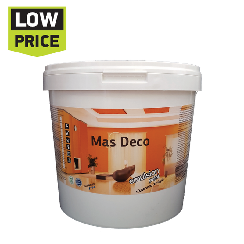 Product image: Emulsion paint white mas deco 9 liter (interior use)-null