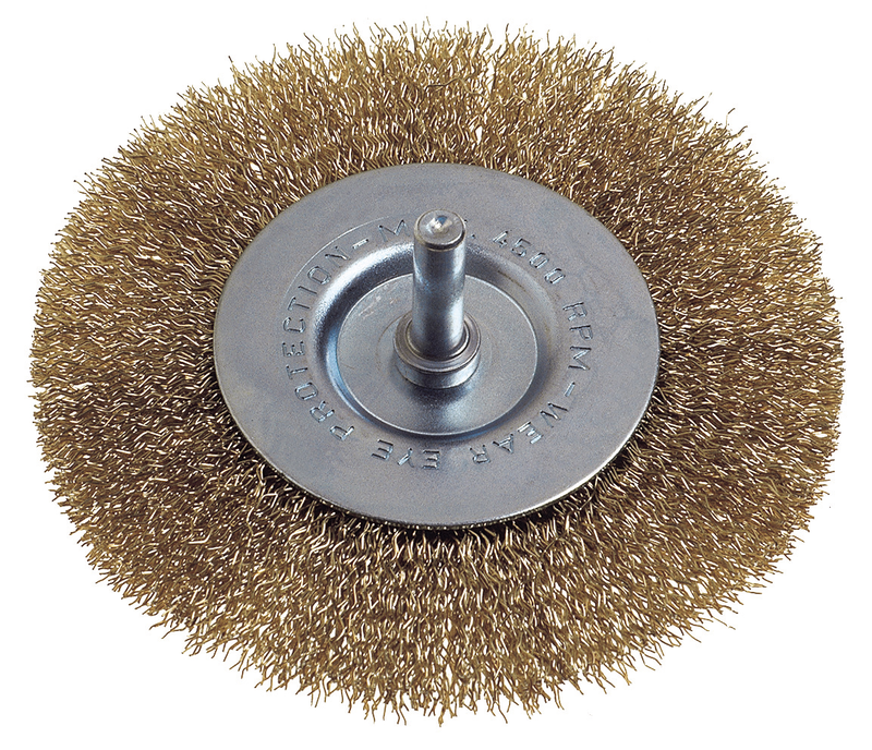 Pg brass wire wheel brush 100mm, , medium image number null