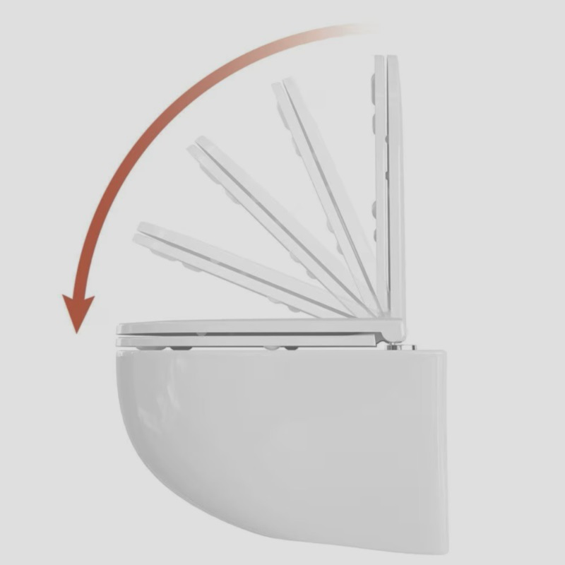 Product image: Techplast girona καπακι τουαλετας duroplast με απαλο κλεισιμο – λευκο, , medium-null