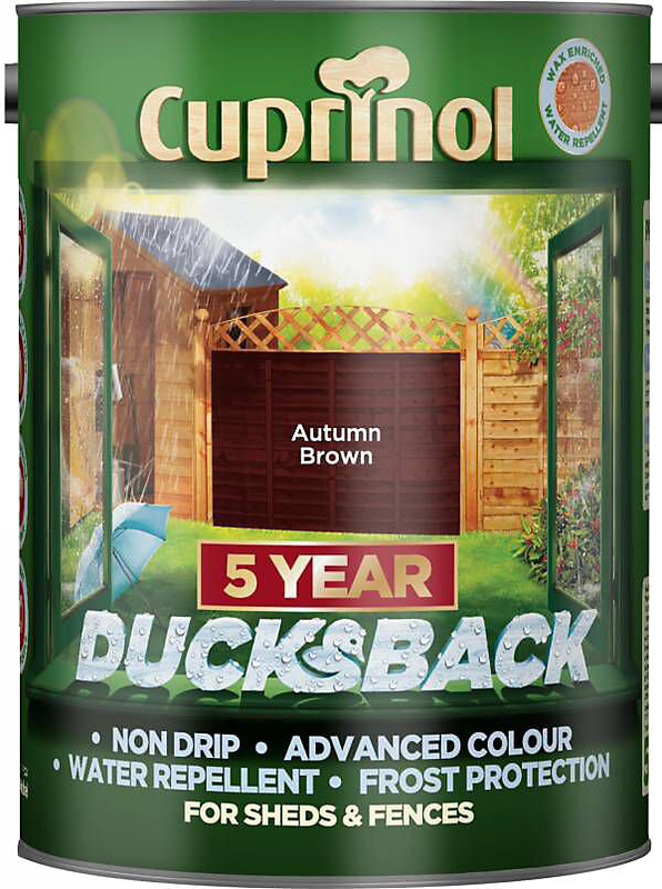 Cuprinol autumn brown ducksback 5l, , medium-null