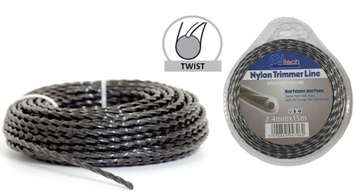 Eltech trimmer line twist 2.4mm x 15m