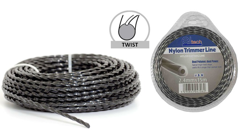 Eltech trimmer line twist 2.4mm x 15m, , medium image number null