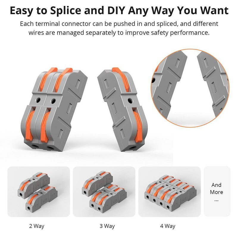 Sonoff d1-1 wire splicing connectors (34 pcs), , medium-null