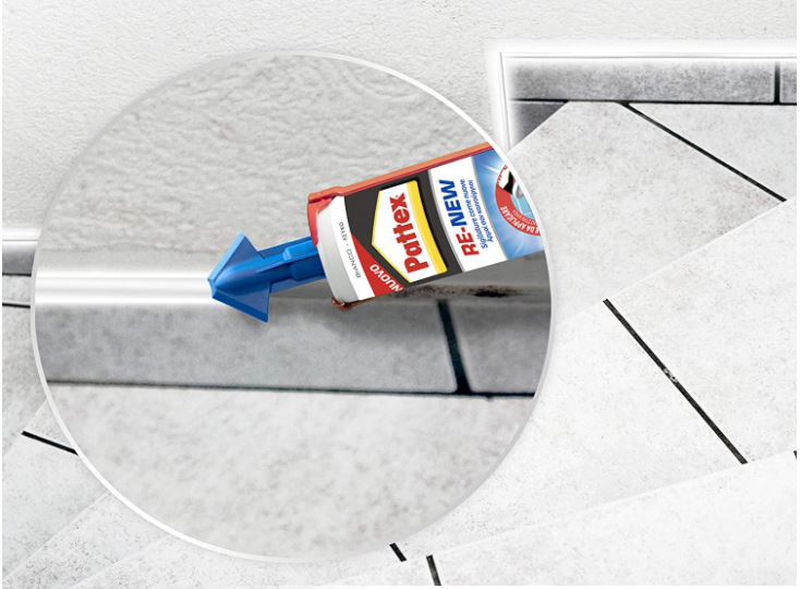 Pattex re-new σιλικονη-σφραγιστικο white 280ml, , medium-null