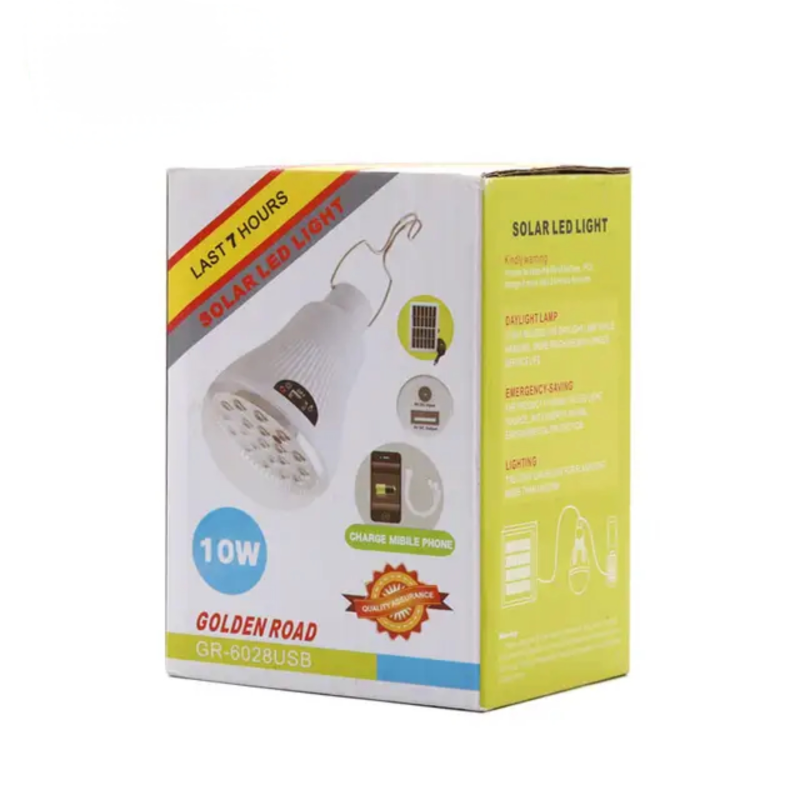 Product image: Αυτόνομη ηλιακή λάμπα led 10w με γάντζο gr6028USB, , medium-null