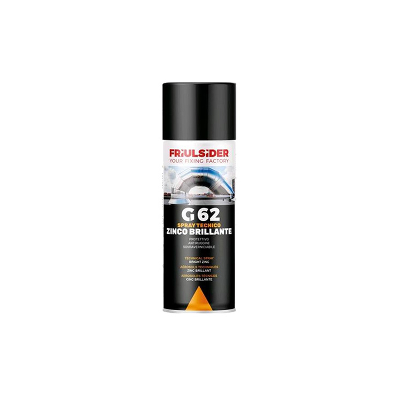 Product image: Friulsider spray tecnico g62 400ml bright zinc-null
