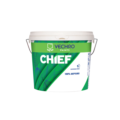 Exterior paint chief acrylic 3l white, , medium