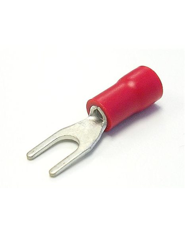 Sas fork term red 4mm 100pcs, , medium image number null