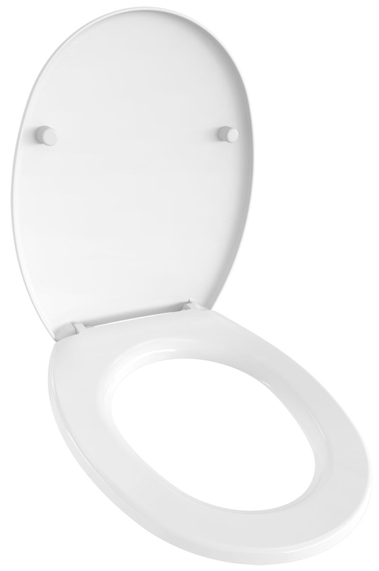Product image: Techno plast toilet seat kaskada-bis light - white, , medium-null