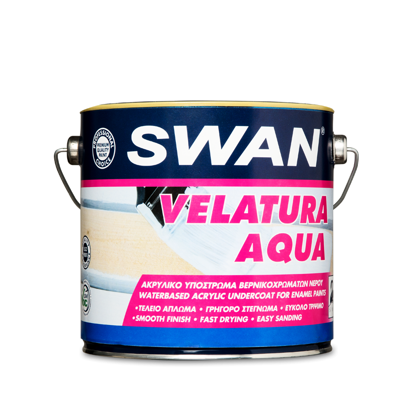Velatura aqua enamel primer 2.5 liter white swan, , medium image number null