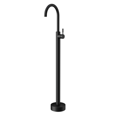 Floor standing matte black basin mixer, , medium