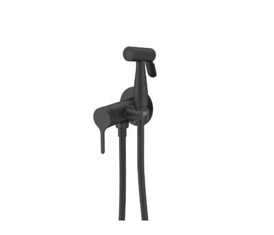 Era black matt built-in single lever bidet mixer, , medium
