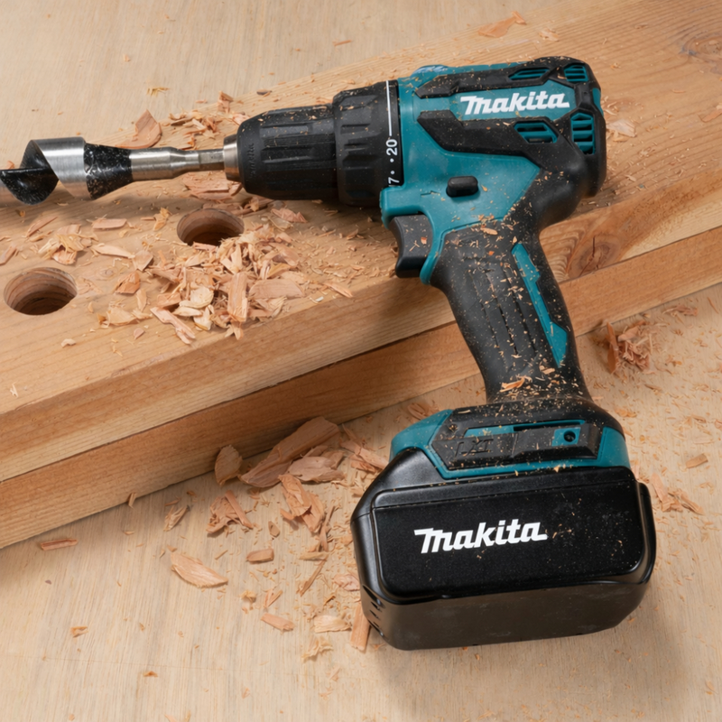 Makita cordless percussion drill 18v lithium-ion brushless, , medium-null