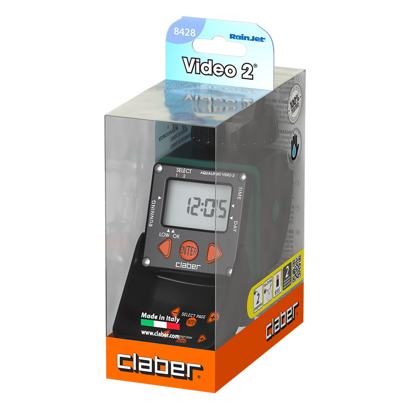 Claber 8428 aquauno one-line water timer-null