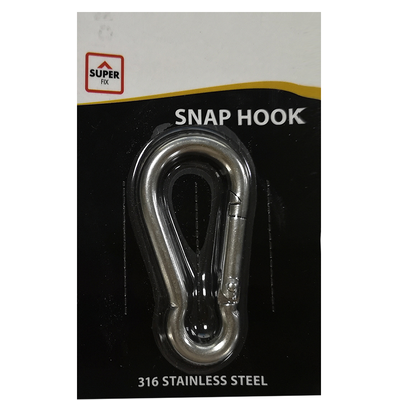 S/s/ snap hook 8mm, , medium
