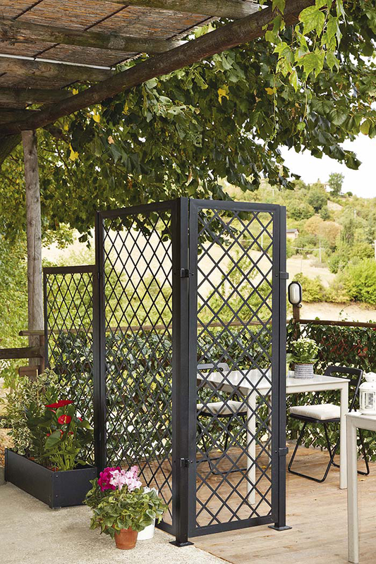 Verdemax metal trellis 1.8m x 0.9m - anthracite, , medium-null