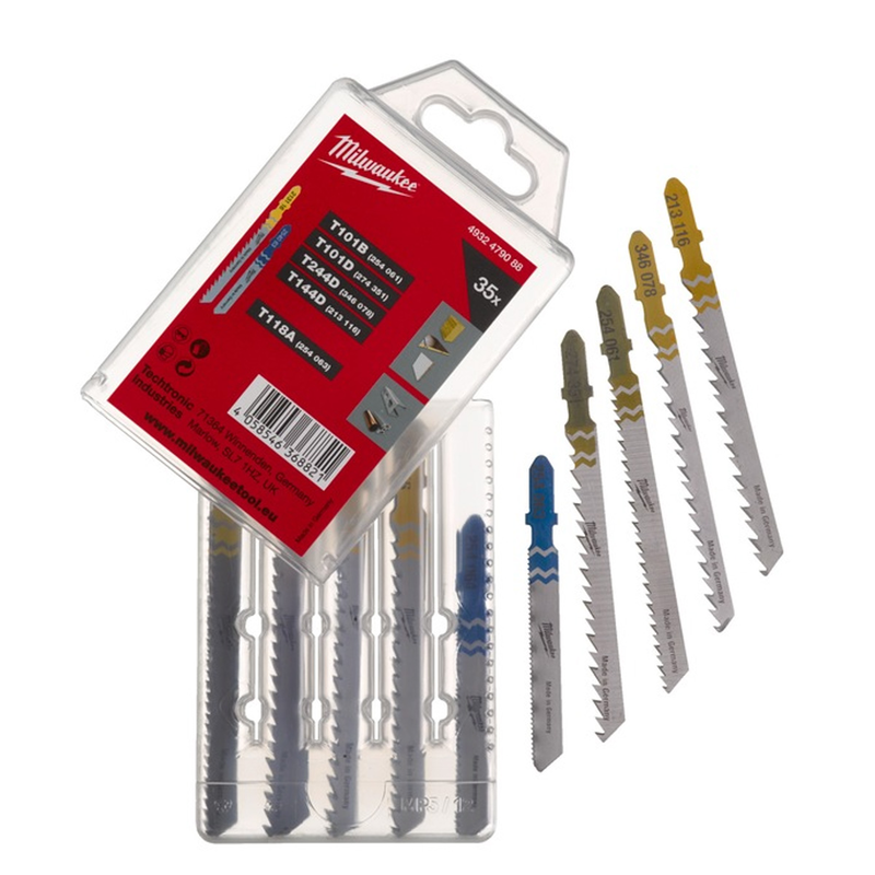 Milwaukee wood and metal saw blades set (35 pcs)-null
