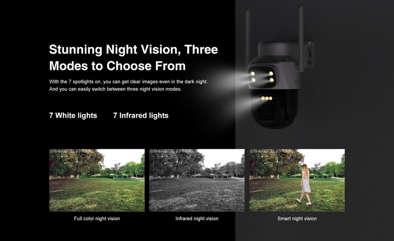 Vstarcam outdoor 2 lens 4G with solar panel ip66 waterproof, , medium-null