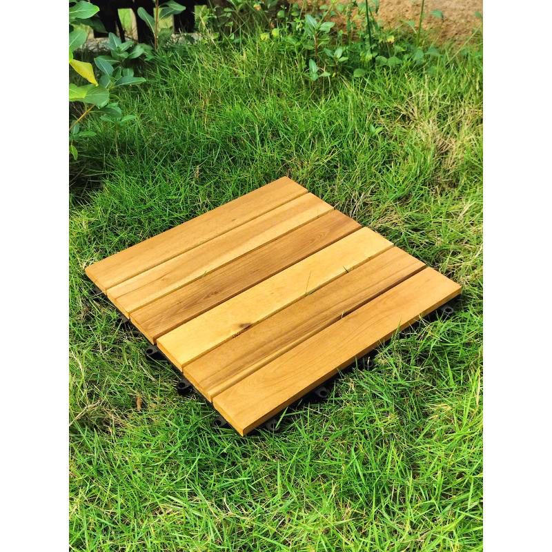 Deck tile acacia 30x30cm 9pcs, , medium image number null