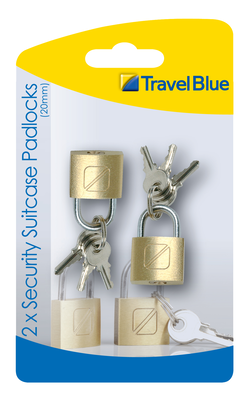 Travel blue κλειδαρια βαλιτσας χ2, , medium