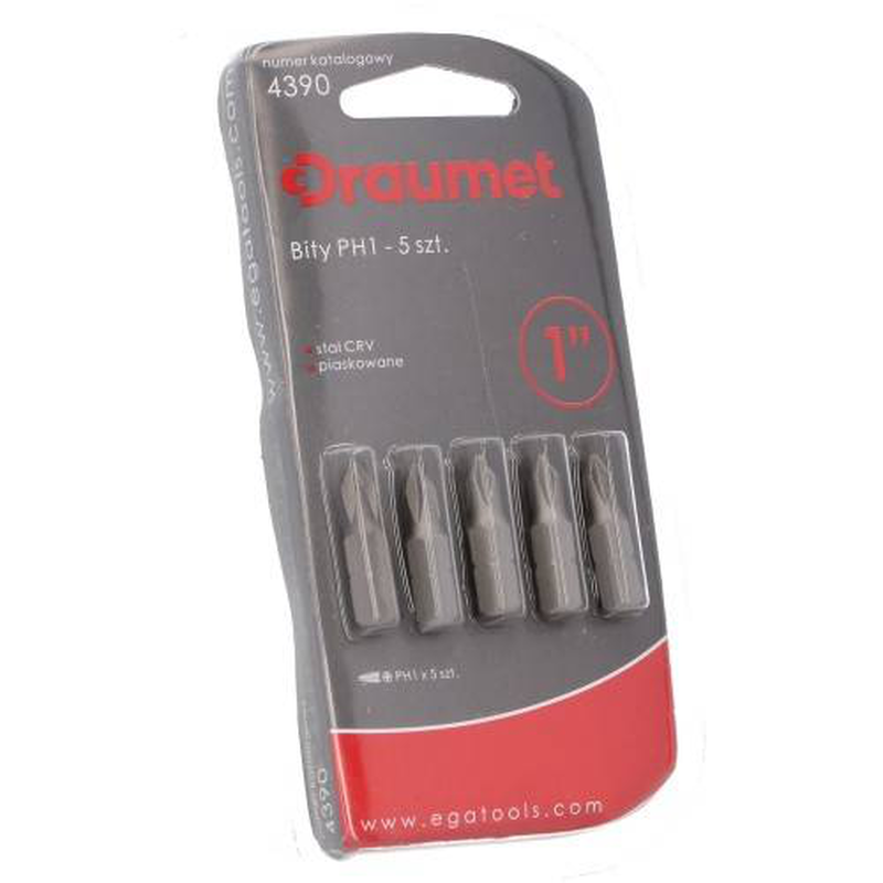 Product image: Draumet bits ph1 5pcs, , medium-null