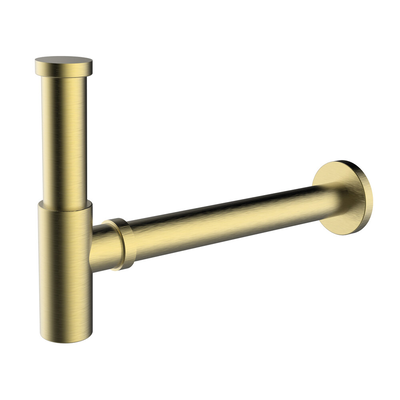 Elegance brushed gold bottle trap, , medium