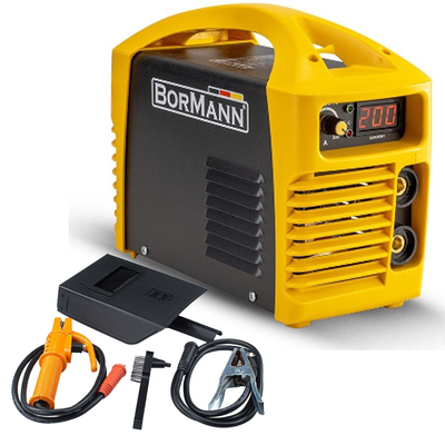 Bormann s-mini inverter welder 200α includes mask & accessories