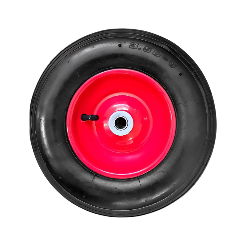 Product image: Ρόδα 3.50-6 με σαμπρέλα & μεταλλική ζάντα για γαλβανισμένα καρότσια, , medium-null