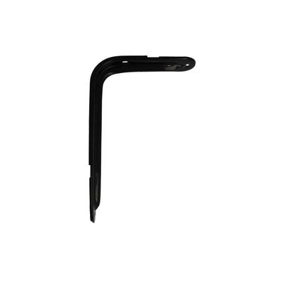 Shelf corner mod. 14 200x140mm metallic black, Black, medium
