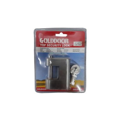 Padlock with straight lock golddoor 40mm s/s, , medium
