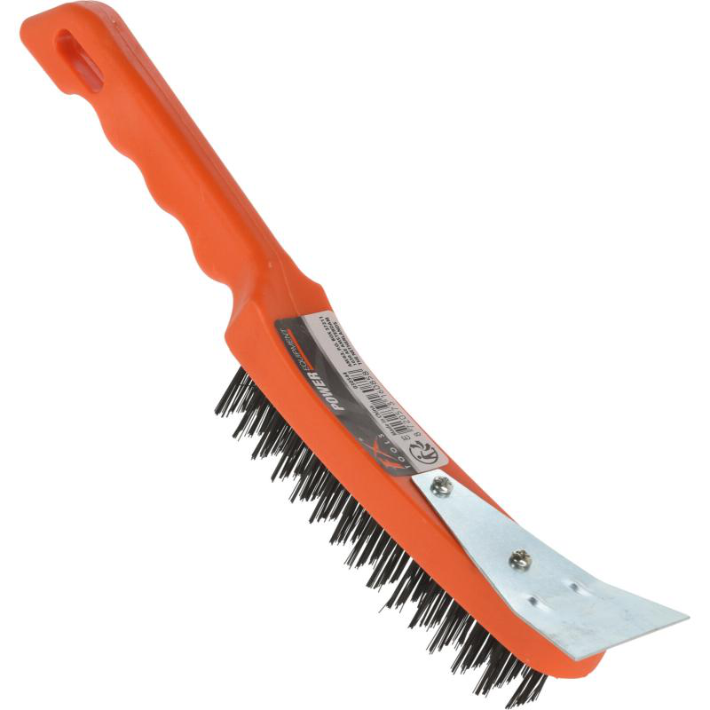 Product image: Fx tools wire brush with pp grip - orange, , medium-null