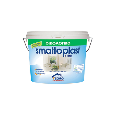 Vechro smaltoplast ecological mat emulsion paint 3l white, , medium