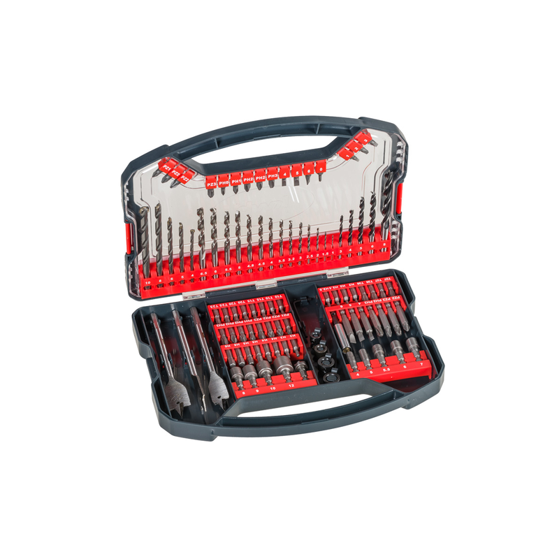 Kwb drill bit set 101pcs for metal/stone/iron-null