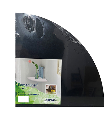 Corner shelf 35cm black, , medium
