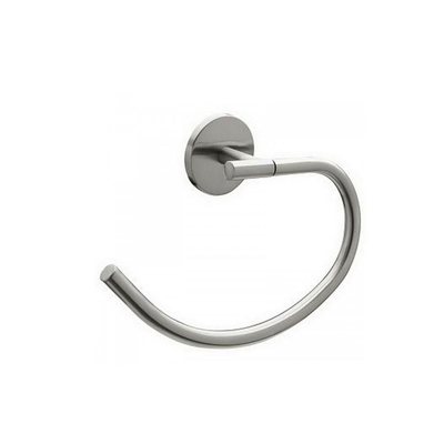 Bathroom towel ring double virginia 2x610mm brushed nickel