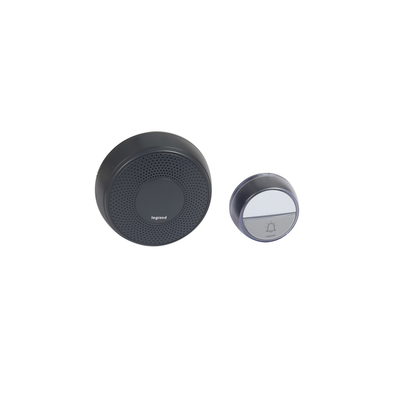 Legrand wireless bell 15 melodes carbon 094253, , medium-null
