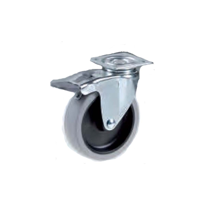 Wheel with flange and stopper d1p / 2/7 40mm gray-null