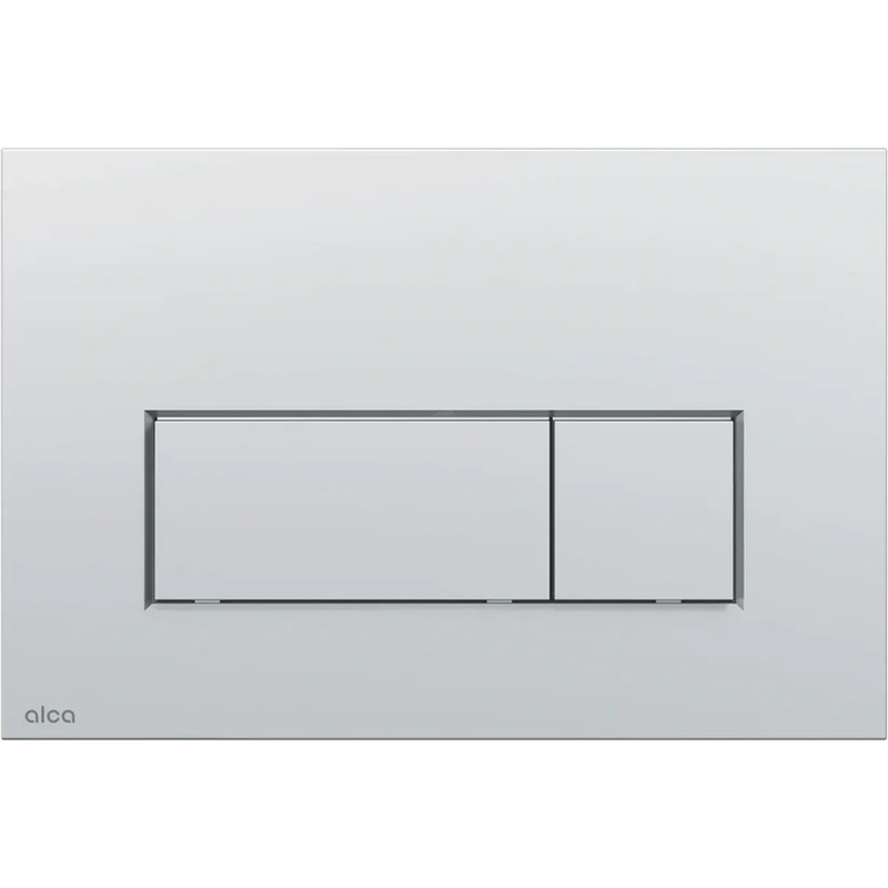 Flush plate thin chrome matt (alcadrain), , medium-null