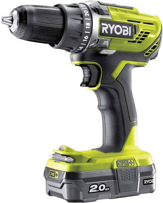 Product image: Ryobi r18pd3-220tah impact drill 18v 2 batteries 2ah toolbox-null