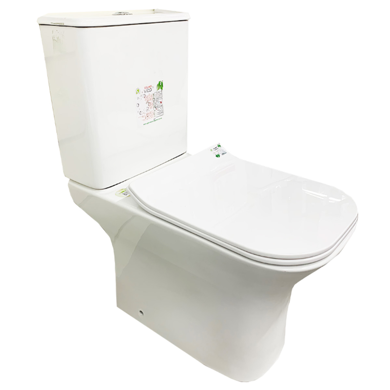 Inter ceramic toilet 7837s complete system s-trap white, , medium-null