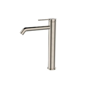 Era brushed nickel high spout basin mixer, , medium