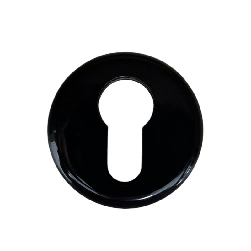 Escutcheon yale for cylinder - black, , medium-null