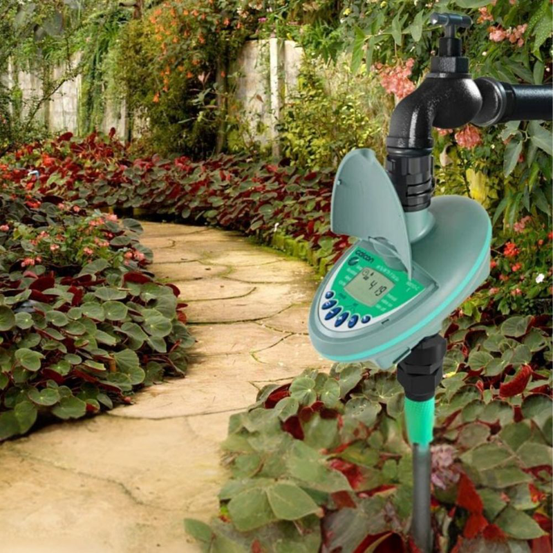 Galcon 9001 3/4'' αδιάβροχος ψηφιακός προγραμματιστής άρδευσης μπαταρίας με οθόνη & ενσωματωμένο φίλτρο για μικρούς κήπους και μπαλκόνια, , medium-null