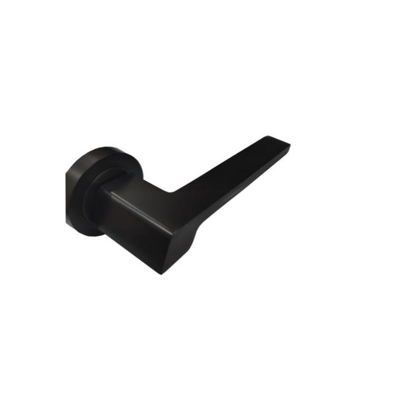 Set door handles z01 a397 round base black matt, , medium-null