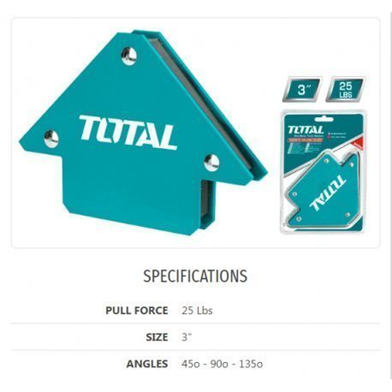 Product image: Total magnetic welding holder 3″ (tamwh25032), , medium-null