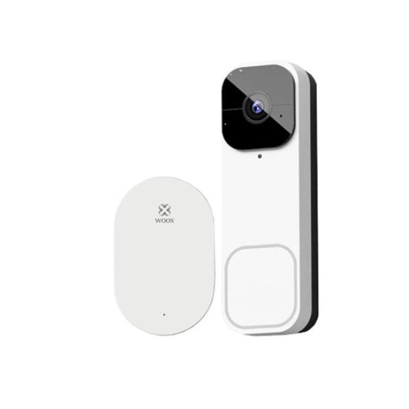 Product image: Woox έξυπνο κουδούνι βίντεο & chime 3mp με λειτουργίες ασφαλείας και ευκολίας άσπρο, , medium-null
