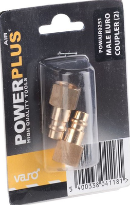 Powerplus powair0251 2x male euro couplings, , medium