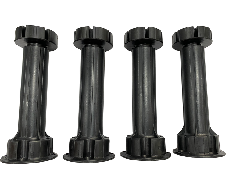 Product image: Ποδια κουζινας μαυρα η 150mm 4pcs, , medium-null