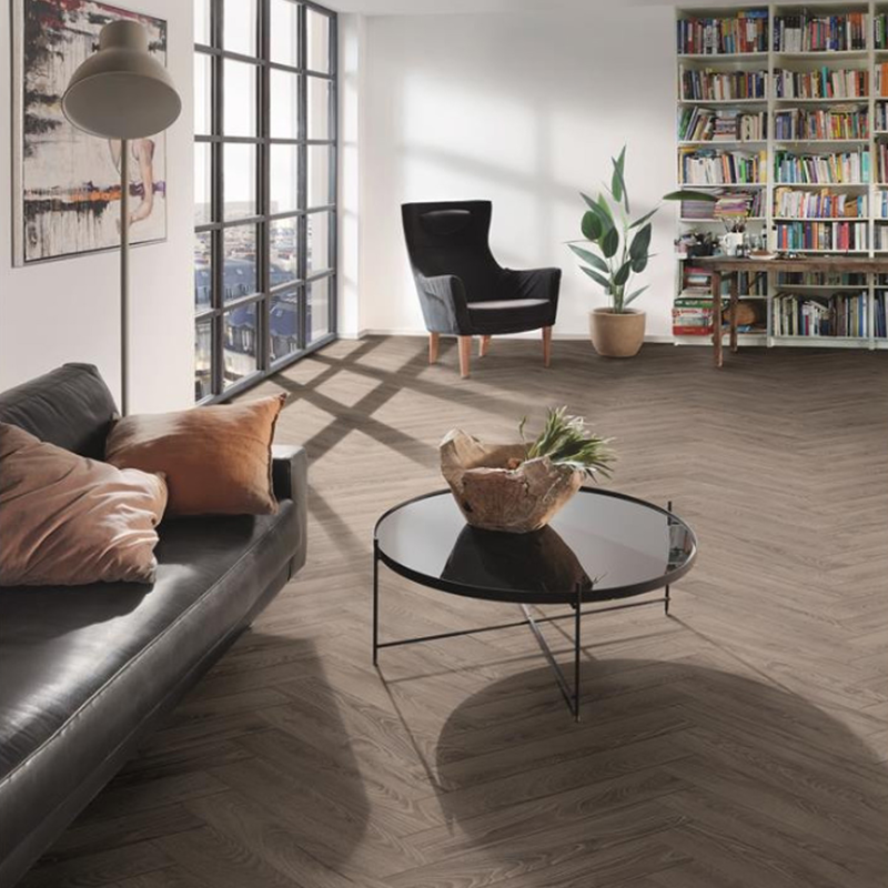 Kronospan laminate floor herringbone rutherford k488 8mm (11 pcs) grey oak 0.87m2, , medium-null
