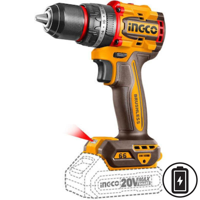 Ingco cidli206681 impact drll 66nm brushless 20v solo, , medium
